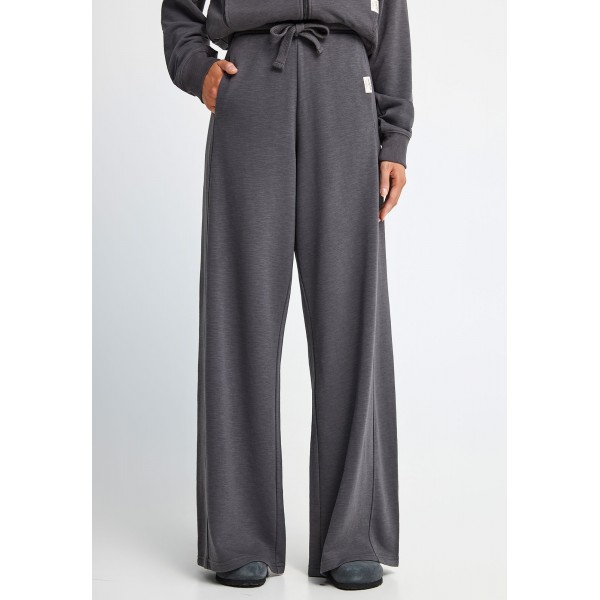 Funky Buddha Flare Fit Παντελόνι Φόρμας Γυναικείο (FBL013-108-02-ANTHRACITE)