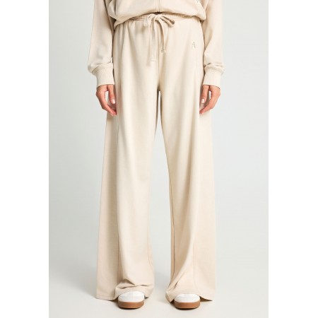 Funky Buddha Flare Fit Γυναικείο Παντελόνι Φόρμας Εκρού