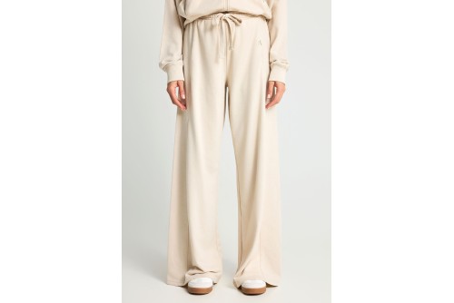 Funky Buddha Flare Fit Παντελόνι Φόρμας Γυναικείο (FBL013-108-02-CLOUD-CREAM)