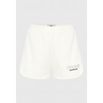 Funky Buddha Γυναικείο Αθλητικό Σορτς (FBL013-108-03-OFF-WHITE)