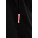 Funky Buddha Γυναικεία Μπλούζα Με Κοντό Μανίκι (FBL013-108-04-BLACK)