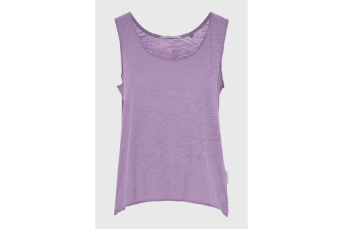 Funky Buddha Cotton Μπλούζα Αμάνικη Γυναικεία (FBL013-108-04-DUSTY-LAVENDER)