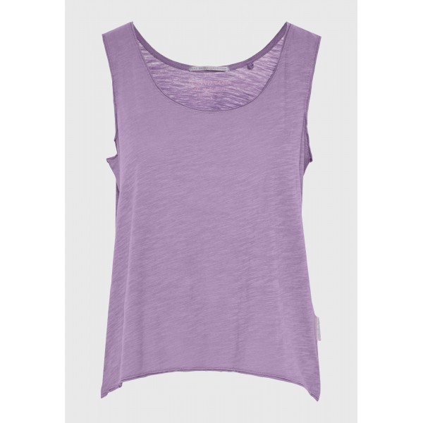 Funky Buddha Cotton Μπλούζα Αμάνικη Γυναικεία (FBL013-108-04-DUSTY-LAVENDER)