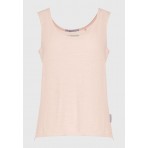 Funky Buddha Γυναικεία Μπλούζα Με Κοντό Μανίκι (FBL013-108-04-ROSE-WATER)