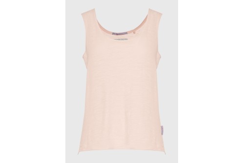 Funky Buddha Cotton Μπλούζα Αμάνικη Γυναικεία (FBL013-108-04-ROSE-WATER)