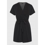 Funky Buddha Γυναικεία Ολόσωμη Φόρμα-Σορτς (FBL013-108-12-BLACK)