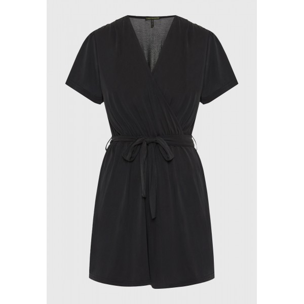 Funky Buddha Ολόσωμο Σορτς Γυναικείο (FBL013-108-12-BLACK)