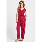 Funky Buddha Γυναικείο Casual Παντελόνι Μπορντό