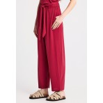 Funky Buddha Γυναικείο Casual Παντελόνι Μπορντό