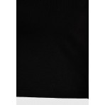 Funky Buddha Γυναικείο Αμάνικο Crop Top Μαύρο