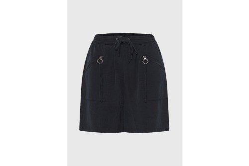Funky Buddha Lyocell  Σορτς Casual Γυναικείο (FBL013-110-03-BLACK)