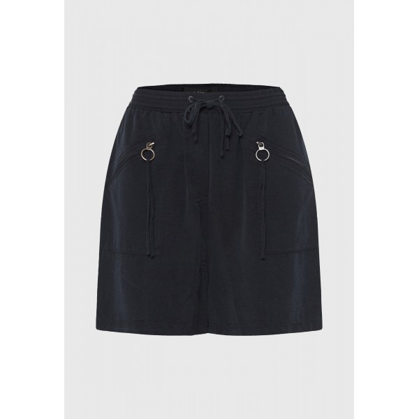 Funky Buddha Lyocell  Σορτς Casual Γυναικείο (FBL013-110-03-BLACK)