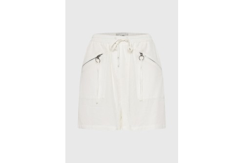 Funky Buddha Lyocell  Σορτς Casual Γυναικείο (FBL013-110-03-OFF-WHITE)