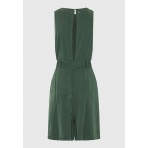 Funky Buddha Γυναικεία Ολόσωμη Φόρμα-Σορτς (FBL013-110-12-BISTROT-GREEN)