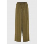 Funky Buddha Γυναικεία Παντελόνα Λαδί