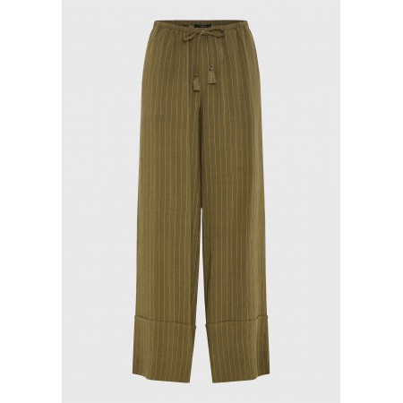 Funky Buddha Γυναικεία Παντελόνα Λαδί