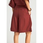 Funky Buddha Γυναικείο Σορτς Κεραμιδί