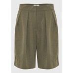 Funky Buddha Γυναικείο Σορτς Χακί