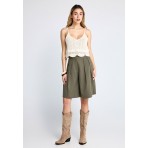 Funky Buddha Γυναικείο Σορτς Χακί