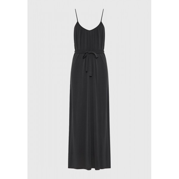 Funky Buddha Relaxed Φόρεμα Maxi Γυναικείο (FBL013-111-13-BLACK)