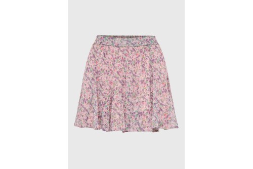 Funky Buddha Floral Φούστα Mini Γυναικεία (FBL013-111-14-LILAC)