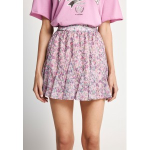 Funky Buddha Floral Φούστα Mini Γυναικεία (FBL013-111-14-LILAC)