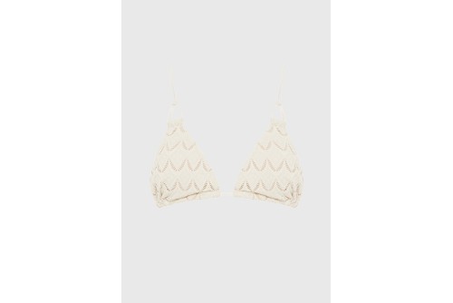 Funky Buddha Μαγιό Bikini Top Γυναικείο (FBL013-111-16T-OFF-WHITE)