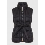 Funky Buddha Γυναικείο Αμάνικο Μπουφάν Μαύρο