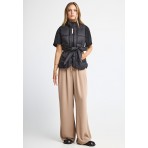 Funky Buddha Γυναικείο Αμάνικο Μπουφάν Μαύρο