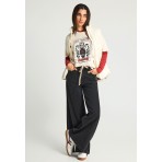 Funky Buddha Γυναικείο Αμάνικο Μπουφάν Εκρού