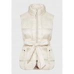 Funky Buddha Γυναικείο Αμάνικο Μπουφάν Εκρού