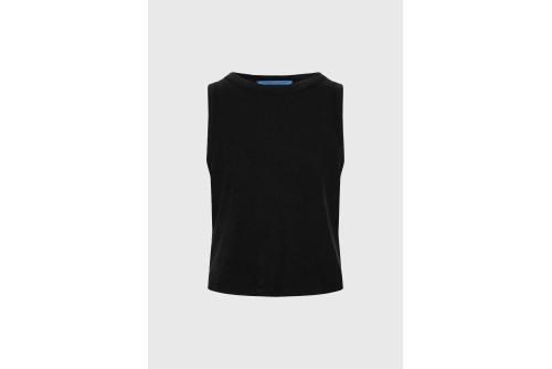 Funky Buddha The Basics Collection Viscose Μπλούζα Αμάνικη Γυναικεία (FBL013-112-04-BLACK)