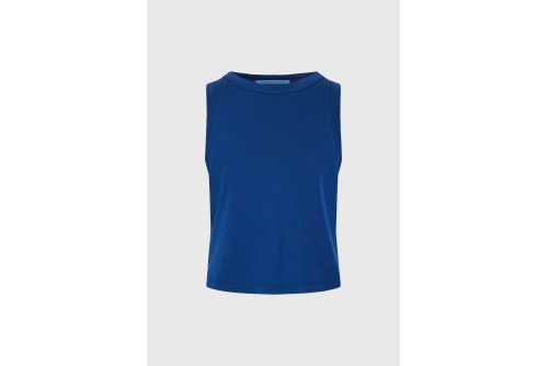 Funky Buddha The Basics Collection Viscose Μπλούζα Αμάνικη Γυναικεία (FBL013-112-04-TWILIGHT-BLUE)