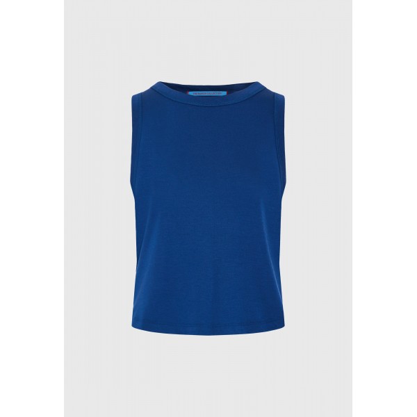 Funky Buddha The Basics Collection Viscose Μπλούζα Αμάνικη Γυναικεία (FBL013-112-04-TWILIGHT-BLUE)