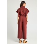 Funky Buddha Γυναικεία Ολόσωμη Φόρμα Καφέ