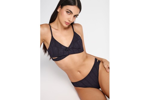 Funky Buddha Μαγιό Bikini Top Γυναικείο (FBL013-113-16T-BLACK)