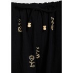 Funky Buddha Γυναικεία Παντελόνα Μαύρη, Μπεζ