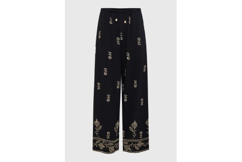 Funky Buddha Relaxed Παντελόνα Γυναικεία (FBL013-114-02-BLACK)