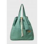 Funky Buddha Cotton Τσάντα Πλάτης Casual (FBL013-114-10-MINERAL-BLUE)