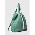 Funky Buddha Cotton Τσάντα Πλάτης Casual (FBL013-114-10-MINERAL-BLUE)