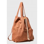 Funky Buddha Cotton Τσάντα Πλάτης Casual (FBL013-114-10-MOCHA-MOUSSE)