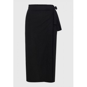 Funky Buddha Φούστα Μidi Γυναικεία (FBL013-114-14-BLACK)