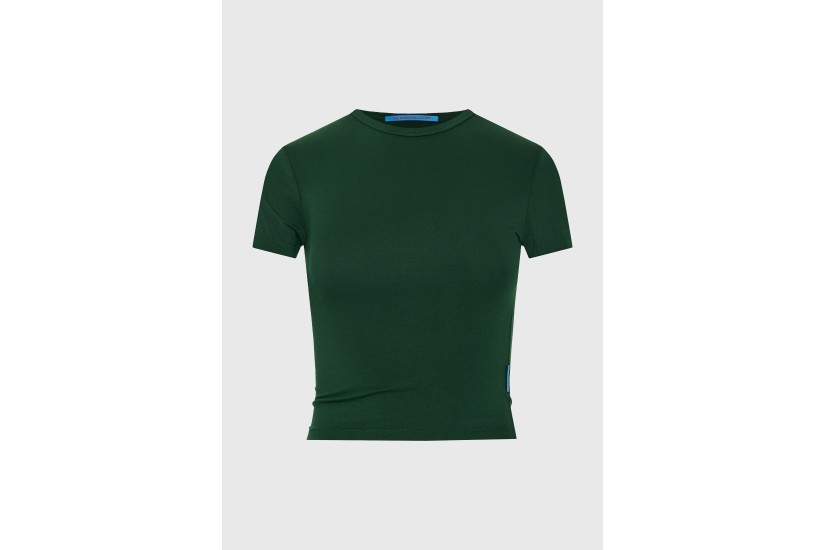 Funky Buddha Γυναικείο Κοντομάνικο T-Shirt Κυπαρισσί