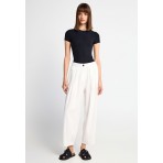 Funky Buddha Γυναικείο Κοντομάνικο T-Shirt Μαύρο