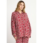 Funky Buddha Linen Blend Πουκάμισο Μακρυμάνικο Γυναικείο (FBL013-115-05-BAKED-APPLE)