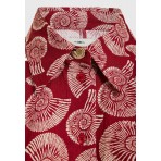 Funky Buddha Linen Blend Πουκάμισο Μακρυμάνικο Γυναικείο (FBL013-115-05-BAKED-APPLE)
