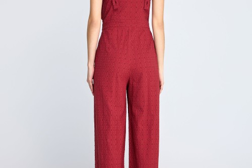 Funky Buddha Embroidery Αμάνικη Ολόσωμη Φόρμα Γυναικεία (FBL013-116-12-BAKED-APPLE)