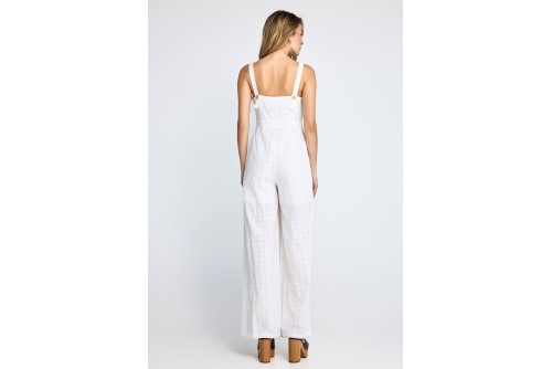 Funky Buddha Embroidery Ολόσωμη Φόρμα Γυναικεία (FBL013-116-12-WHITE)