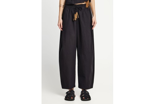 Funky Buddha Παντελόνα Γυναικεία (FBL013-117-02-BLACK)