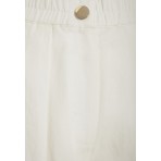 Funky Buddha Γυναικεία Παντελόνα Λευκή